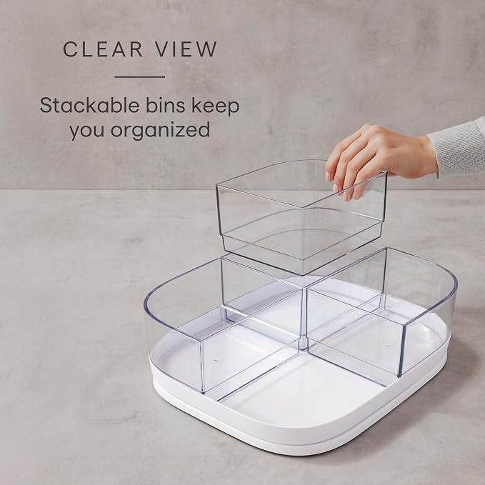 YouCopia MagicTrack Rectangle Lazy Susan Turntable - Image 4