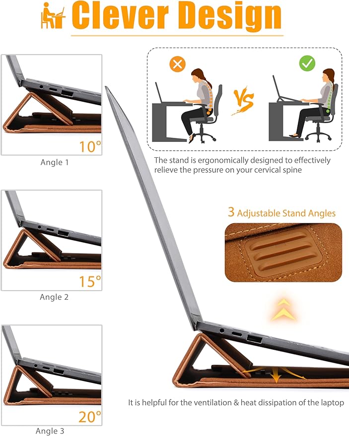HYZUO 15-16 Inch Laptop Sleeve Bag - Image 2