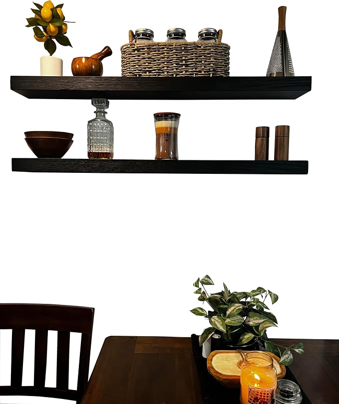 joelsantiques 48 Inch Wooden Floating Shelves - Image 4