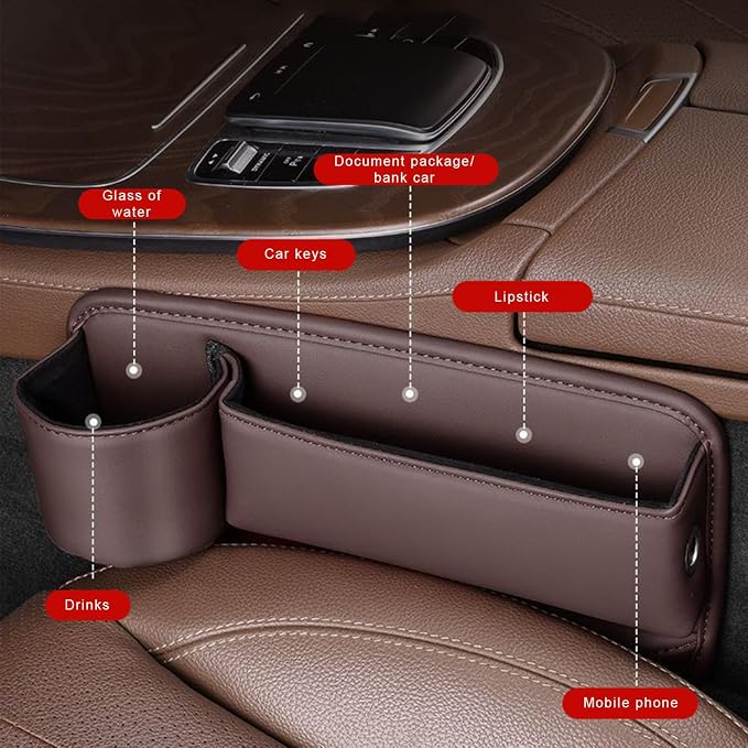 2-Pack car seat Gap Filler Organizer - Image 7