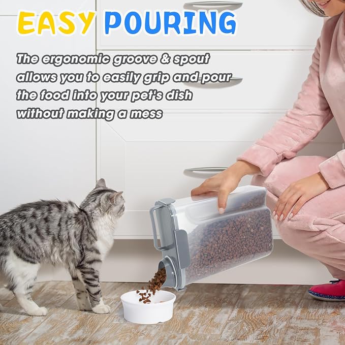 TBMax Dog Food Storage Containers 2 Pack 8 to 10 Lbs, Airtight Pet Food - Image 3