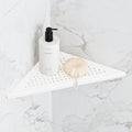 Bathroom Corner Shelf, Recessed 10" Shower Shelf Caddy, SUS304 Stainless Steel by Qeke