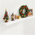 Fun Memories White Floating Shelves 48 Inch Long, Wood Wall Shelves 48x9.3x1.5 by FunMemories