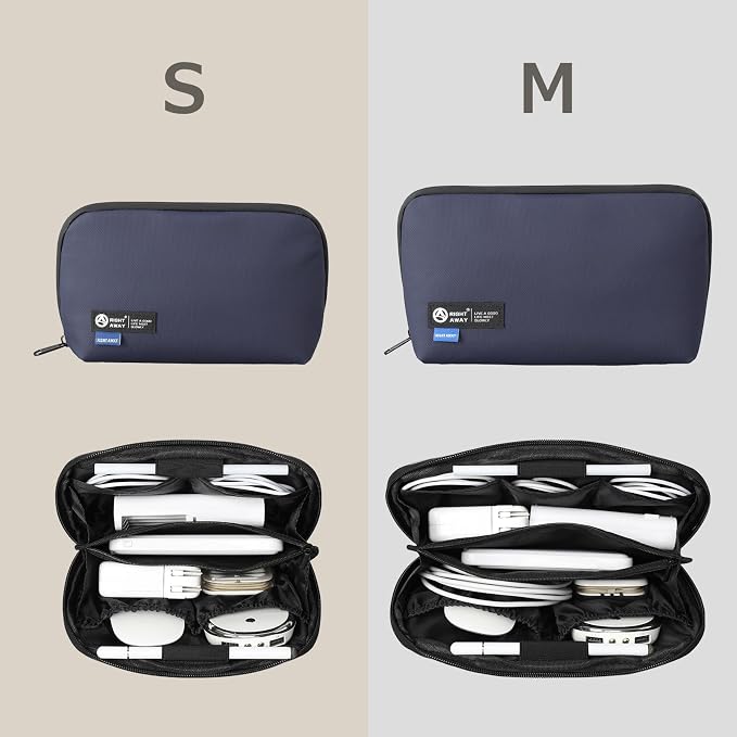 RIGHT AWAY Travel Tech Pouch，Waterproof Cord Case，Electronics Organizer Travel - Image 6