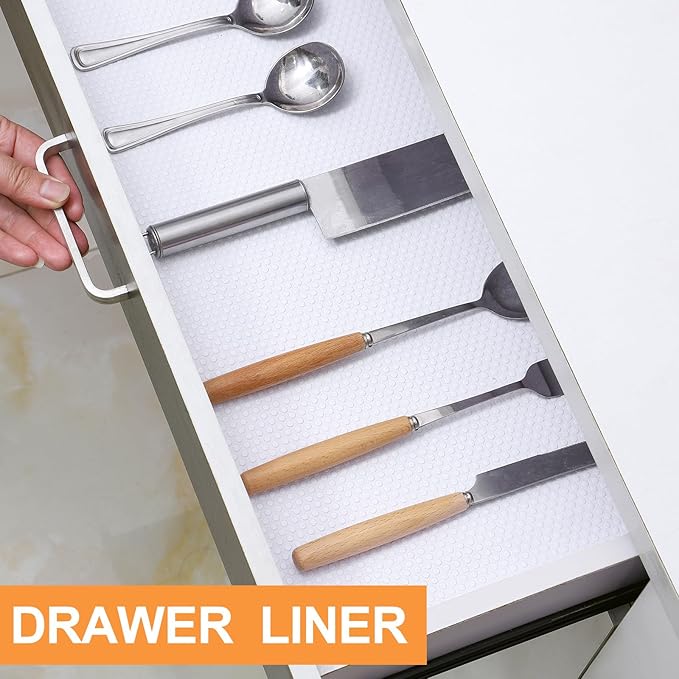 FLPMIX Shelf Liner for Kitchen Cabinets 14 inch Wide - Image 3