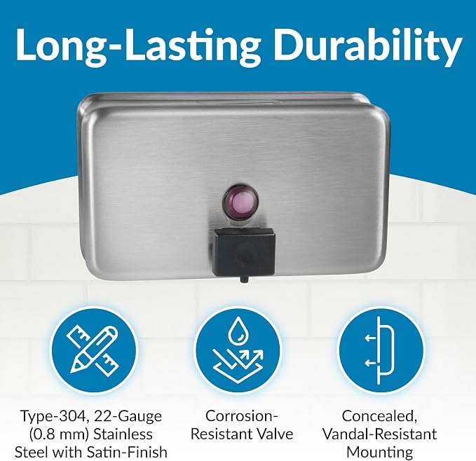 Bobrick Surface-Mounted Soap Dispenser - Image 4