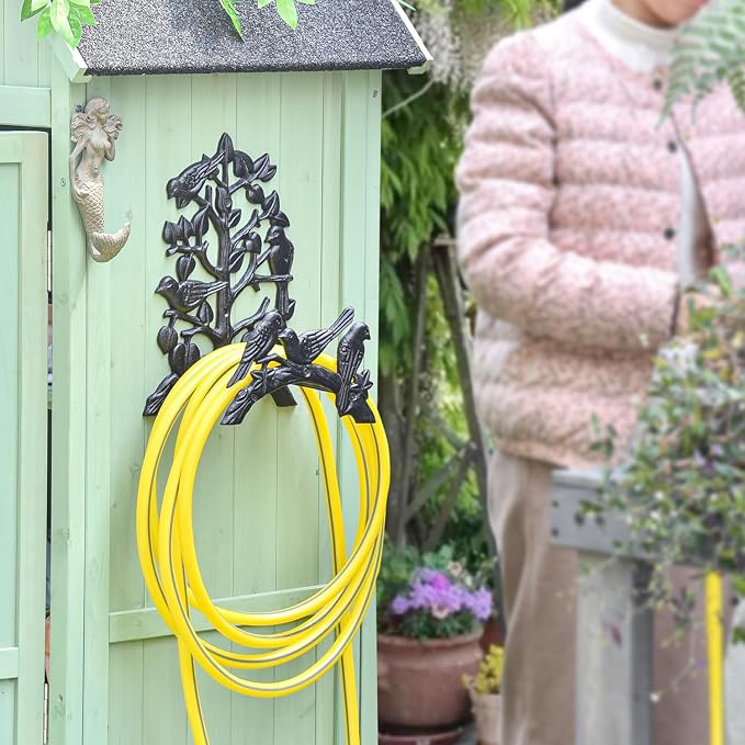Sungmor Heavy Duty Cast Iron Garden Hose Holder - Image 4