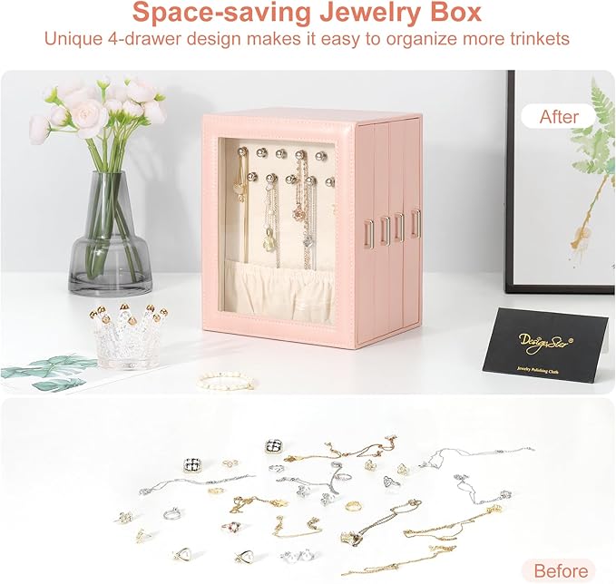 DesignSter Jewelry Box Organizer, Jewelry Box - Image 5
