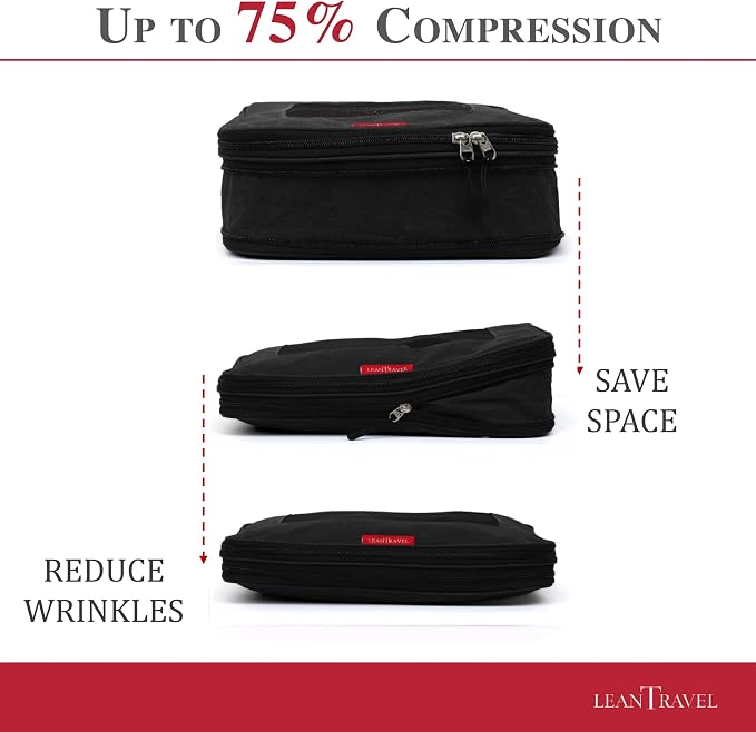 LeanTravel Compression Packing Cubes - Image 3
