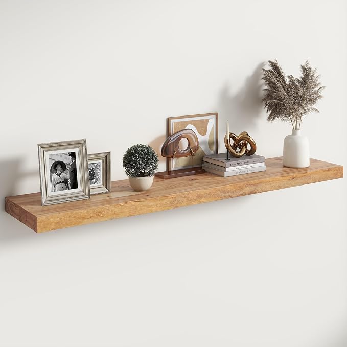 RICHFOCUS Elm Floating Shelves for Wall by Unknown