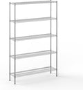14" Deep x 54" Wide x 86" Height Wire Shelving Kit | 5-Tier | NSF Commercial by Regal+Altair