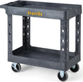 ELAFROS Heavy Duty Plastic Utility Cart 34 x 17 Inch by ELAFROS