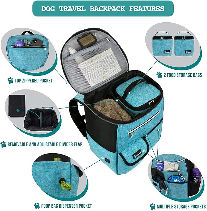 PetAmi Dog Travel Bag Backpack, Airline Approved Dog Bags - Image 3
