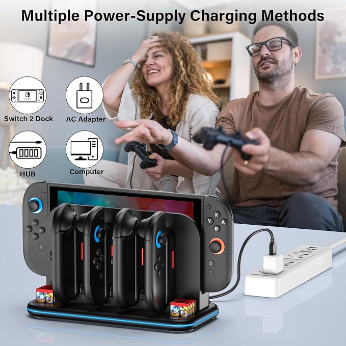 Switch 2 Controller Charger, 3H Fast Charging Dock - Image 8