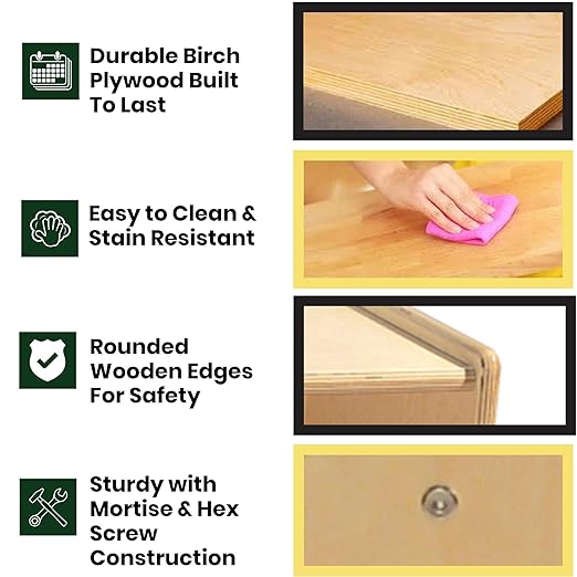 Contender 25 Cubby Birch Plywood Tray Storage Cabinet, Office and Homeschool - Image 5
