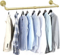 36 inch Gold Industrial Pipe Clothes Rack, Pipe Garment Rack Hanging Rod Bar by Oroonoko