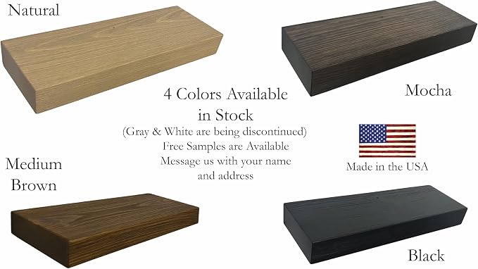 joelsantiques 72 Inch Wooden Floating Shelves - Image 5