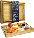 Decorative Bamboo Serving Trays by Comfify