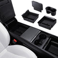Motrobe 2026 Tesla Model Y Tesla Model 3 Center Console Organizer Tray Cup by Motrobe