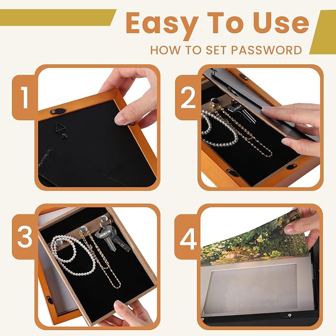 Diversion Safe 6.5"x8.5" Picture Frame Safe - Image 3