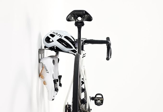 Bike Wall Mount Rack with Gear Hooks – Horizontal Bike Rack shelf- Bicycle - Image 5