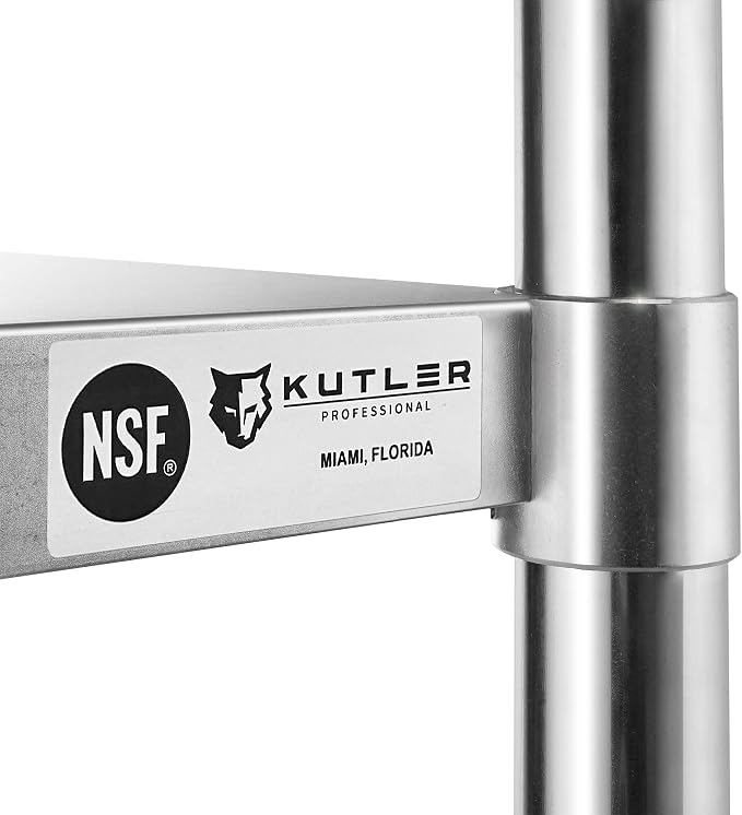 KUTLER Stainless Steel Table 30 x 72 Inches, NSF Heavy Duty Commercial Kitchen - Image 6