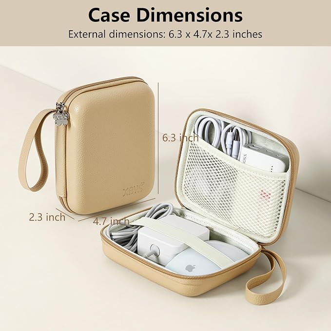 Charger Case for Macbook, Portable Tech Electronic Organizer Bag, Travel - Image 2