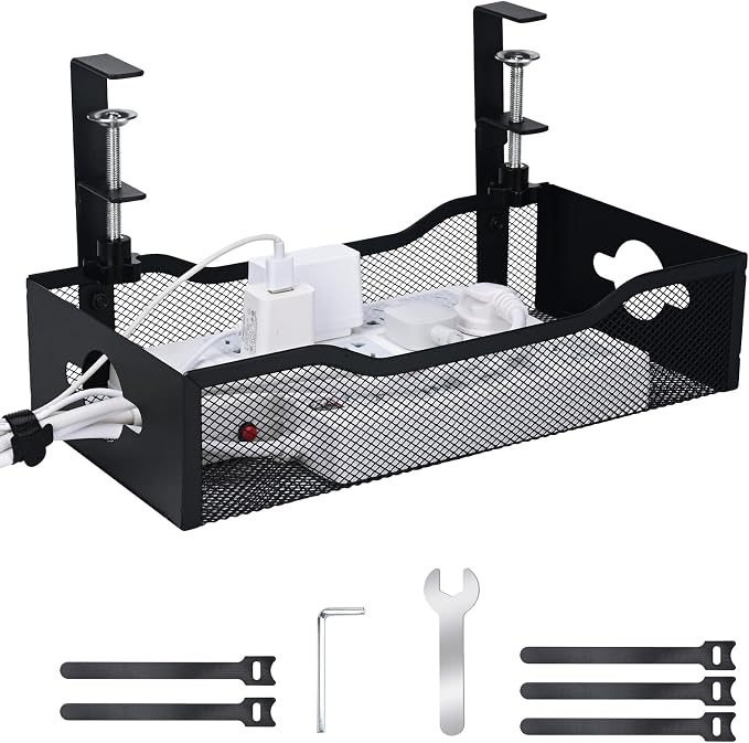 Large Under Desk Cable Management Tray by G.Sumiker
