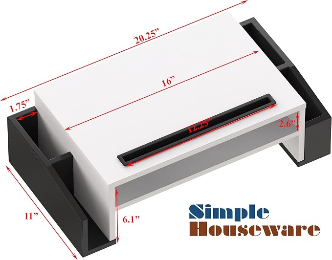 Simple Houseware Desk Monitor Stand Riser - Image 4