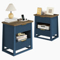 HIFYOBRO Fluted Nightstands Set of 2 by HIFYOBROUS