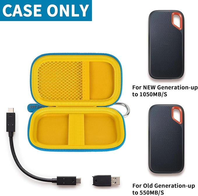 Hard Case Compatible with SanDisk 1TB 2TB 4TB 500GB 8TB Extreme Portable SSD - Image 2