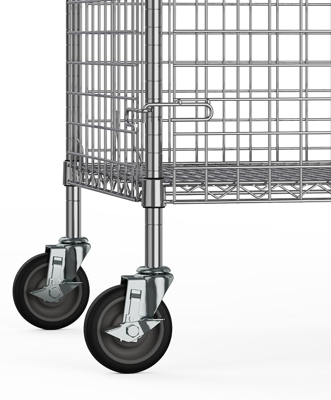 24" W x 60" L x 69" H Heavy Duty Utility Commercial Grade Metal Storage NSF - Image 4