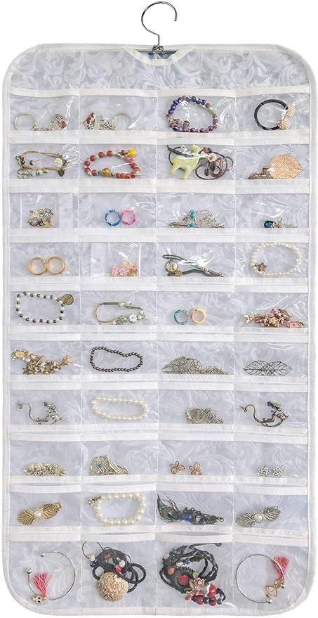 BB Brotrade Hanging Jewelry Organizer, Accessories Organizer, 80 Pocket by BB+Brotrade