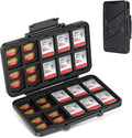 60 Slots Memory Card Case for 20 SD and 40 TF Cards, Compact Size & Portable SD by JJC