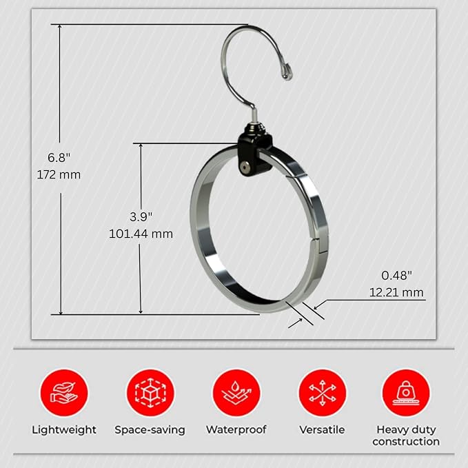 Multipurpose Closet Hangers- Tie and Belt Hanger - Image 7