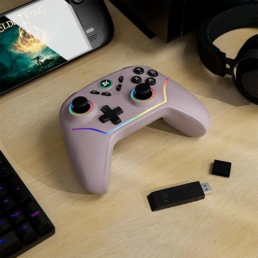 Wireless PC Controller with Hall Effect Joysticks & Triggers, 1000Hz Polling - Image 7