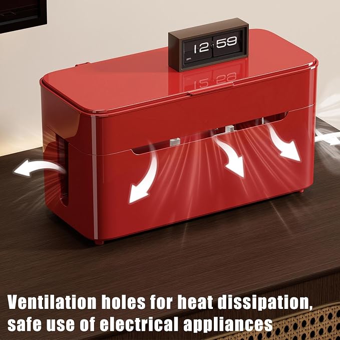 Socket Storage Rack, Compact & Space-Saving, 32.5x15.5x17.5cm, Wire Storage - Image 2