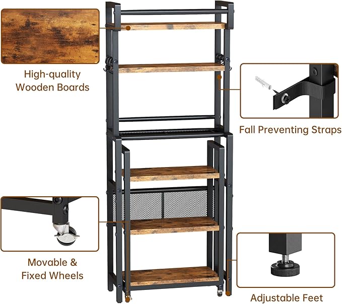 Recaceik 6-Tier Over The Toilet Storage Shelf - Image 3