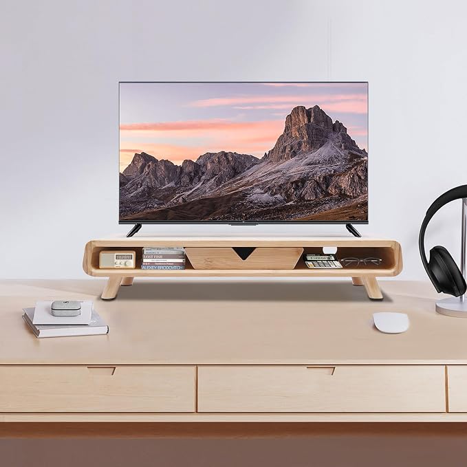 Monitor Stand Riser, 24inch Large Desk Computer Monitor Stand - Image 2