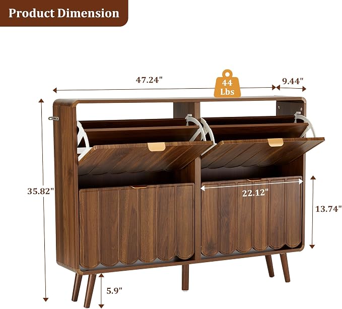 ORRD Shoe Storage Cabinet for Entryway - Image 2