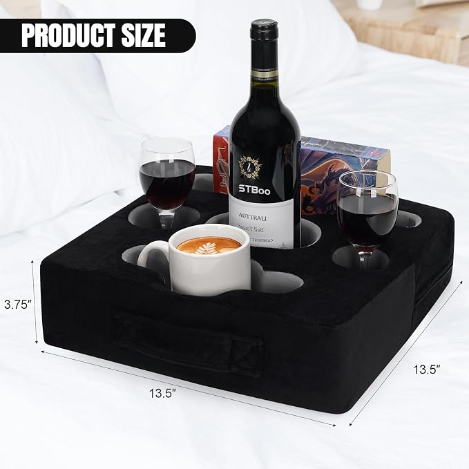 STBoo Couch Cup Holder Pillow Tray - Image 5