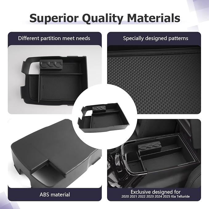 LUWU 2025 Telluride Center Console Organizer - Image 5