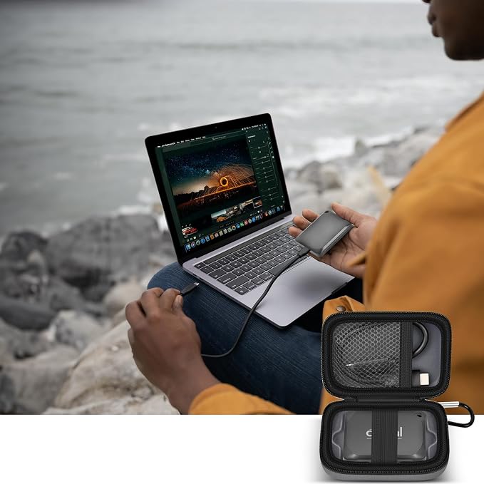 Carrying Case Compatible with Crucial X10/ X9 Pro 4TB/ 2TB/ 1TB Portable SSD - Image 7