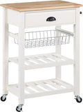 OSP Home Furnishings Hampton Kitchen Cart by Office+Star