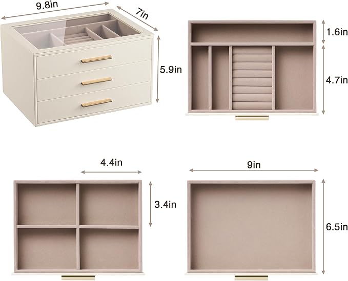 pickpiff Jewelry Box Organizer Case - Image 4