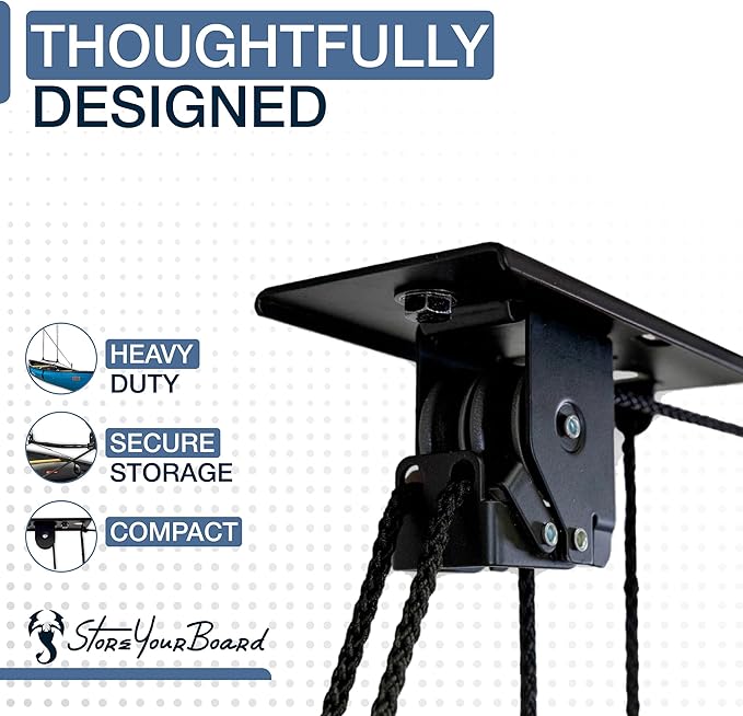 StoreYourBoard Cargo Box Pulley System – Heavy-Duty Garage Hoist Lift - Image 5