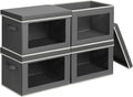 Stackable Storage Bins with Lids by Homsorout