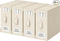 Criusia Bed Sheet Organizers and Storage, 4 Pack Foldable Linen Closet by Criusia