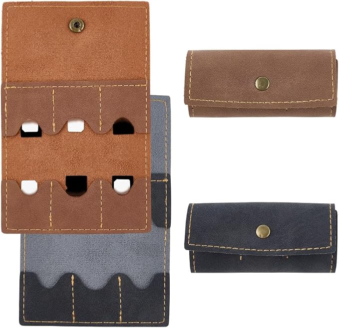 2PCS PU Leather Foldable Gaming Card Organizer Memory Card Holder by QUALITYCALFOVERA