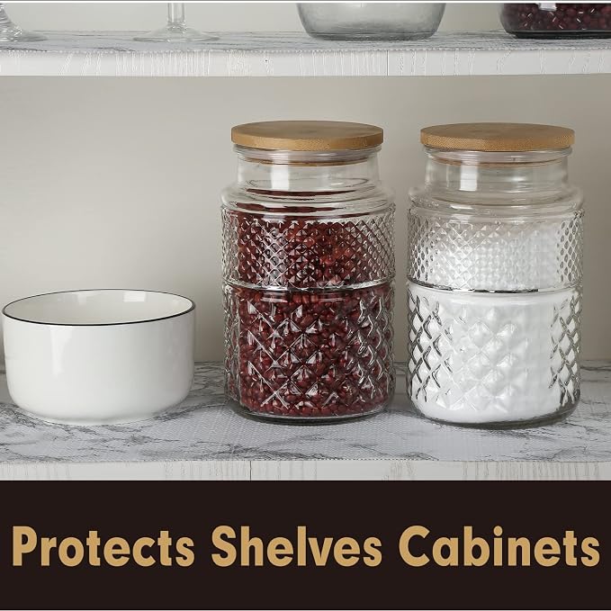 Drawer and Shelf Liner 12 in x 10 FT, Non Adhesive Water Resistant, Easy Clean - Image 4